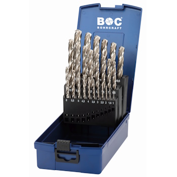 Bohrcraft burgije HSS-E Z3 1.0-13.0x0.5mm set 25/1 11491330025 Bohrcraft burgije HSS-E Z3 1.0-13.0x0.5mm set 25/1 11491330025