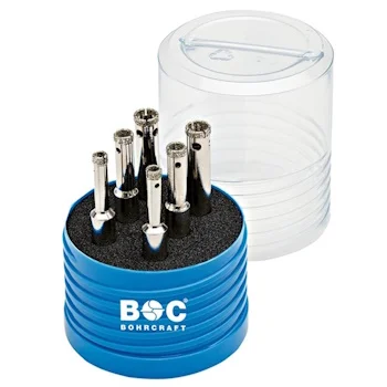 Bohrcraft dijamantske burgije DB6 6-10mm set 6/1 27031430006 Bohrcraft dijamantske burgije DB6 6-10mm set 6/1 27031430006