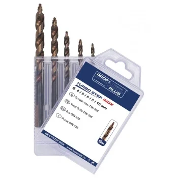 Bohrcraft set burgija za metal HSS-E T-step inox 4.0-10.0mm 5/1 12031330005 Bohrcraft set burgija za metal HSS-E T-step inox 4.0-10.0mm 5/1 12031330005