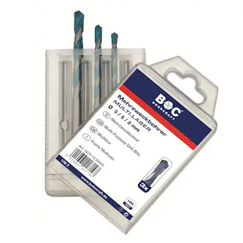 Bohrcraft set višenamenskih burgija Ø 5/6/8mm 22701330003