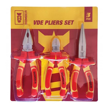 Bomber set VDE klešta 3 komada 73303