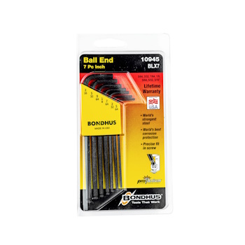 Bondhus set dugih inčnih imbus ključeva sa kugličnom glavom ProGuard HEX 5/64-3/16 7/1 10945 Bondhus set dugih inčnih imbus ključeva sa kugličnom glavom ProGuard HEX 5/64-3/16 7/1 10945