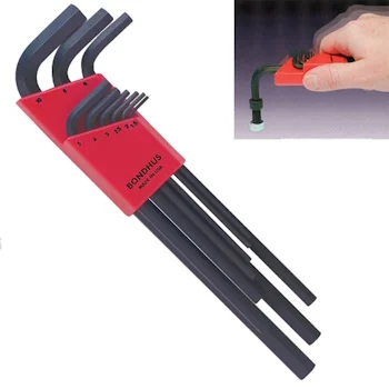 Bondhus set dugih imbus ključeva ProGuard HEX 1.5-10.0 9/1 12199 Bondhus set dugih imbus ključeva ProGuard HEX 1.5-10.0 9/1 12199