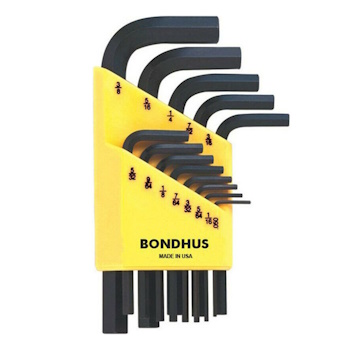 Bondhus ProGuard HEX set kratkih inčnih imbus ključeva .050 - 3/8 13/1 12237