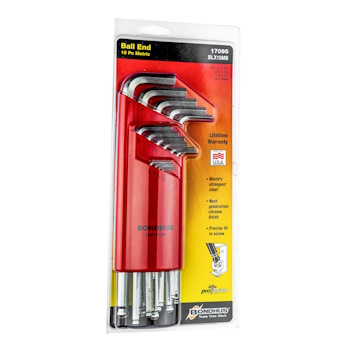 Bondhus set ekstra dugih imbus ključeva sa kugličnom glavom BriteGuard HEX 1.27-10.0 15/1 17095 Bondhus set ekstra dugih imbus ključeva sa kugličnom glavom BriteGuard HEX 1.27-10.0 15/1 17095