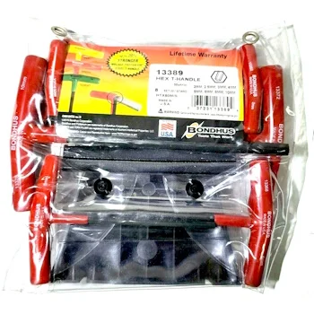 Bondhus set T-odvijača ProGuard HEX 2.0-10.0 8/1 13389 Bondhus set T-odvijača ProGuard HEX 2.0-10.0 8/1 13389
