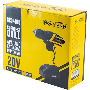 Bormann Lite akumulatorska bušilica 20V set BCD2400 Bormann Lite akumulatorska bušilica 20V set BCD2400