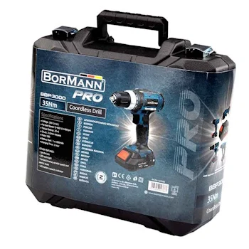 Bormann Pro akumulatorska bušilica 20V set BBP3000 Bormann Pro akumulatorska bušilica 20V set BBP3000