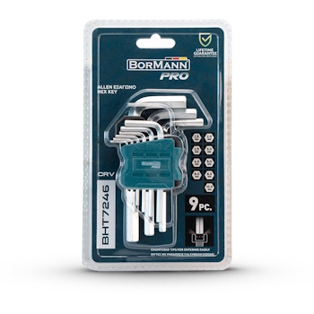 Bormann Pro ključ imbus običan set 9/1 BHT7246 Bormann Pro ključ imbus običan set 9/1 BHT7246