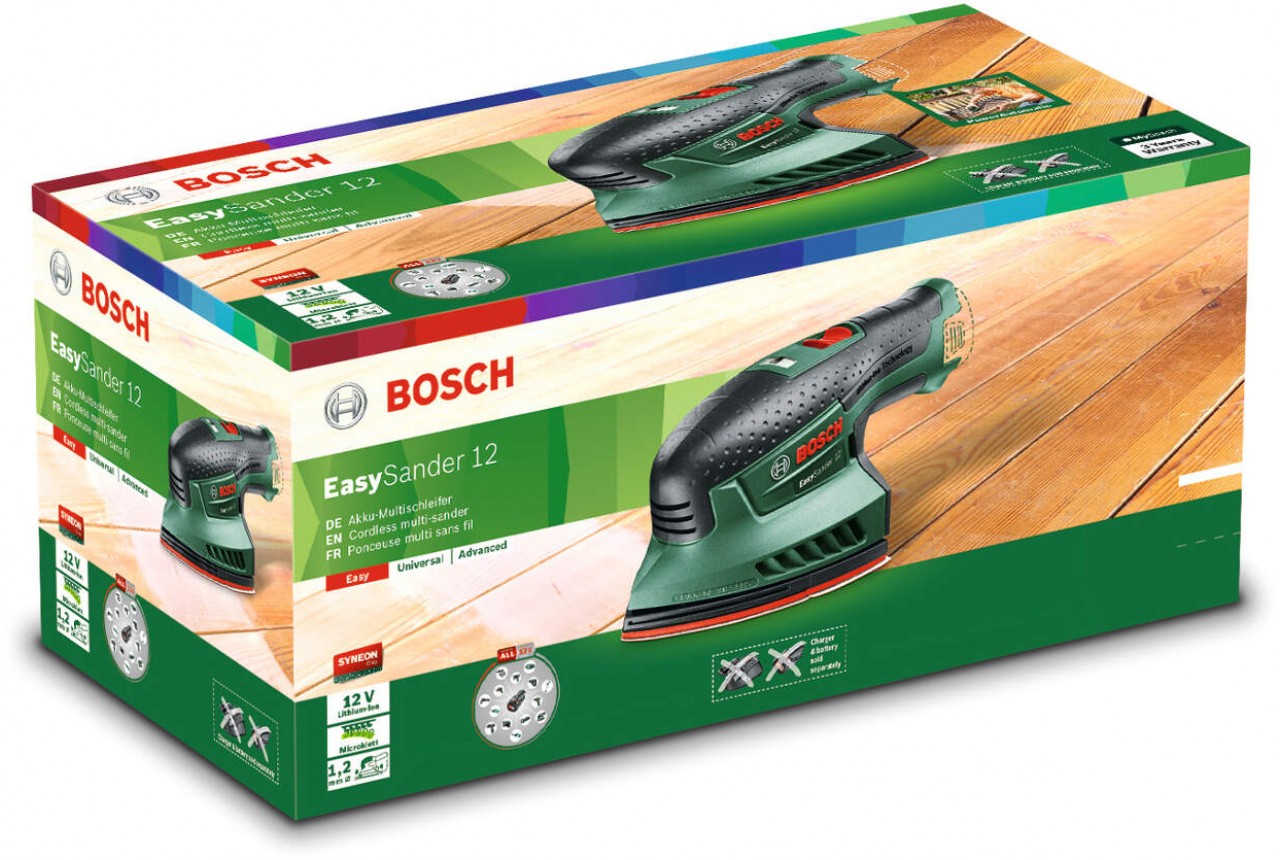 Bosch akumulatorska multi-brusilica EasySander 12 060397690B - bez baterije i punjača Bosch akumulatorska multi-brusilica EasySander 12 060397690B - bez baterije i punjača