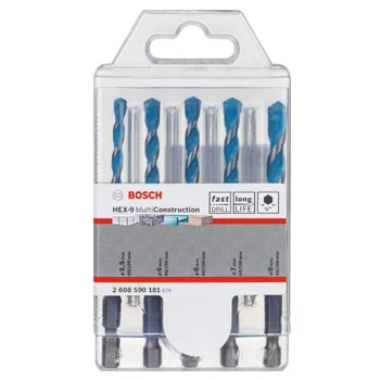 Bosch 5-delni set višenamenskih burgija HEX-9 Multi Construction 2608590181 Bosch 5-delni set višenamenskih burgija HEX-9 Multi Construction 2608590181
