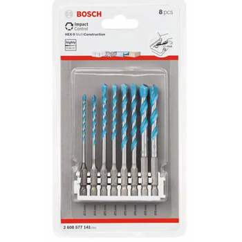 Bosch 8-delni set višenamenskih burgija HEX-9 Multi Construction 2608577141-1
