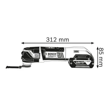 Bosch akumulatorski višenamenski alat GOP 18V-28 Professional Solo 06018B6002 Bosch akumulatorski višenamenski alat GOP 18V-28 Professional Solo 06018B6002