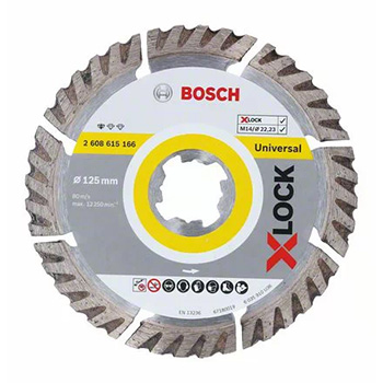 Bosch ugaona brusilica GWX 14-125 1400W Professional + X-LOCK dijamantska rezna ploča 125mm 06017B7001-4