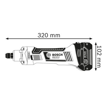 Bosch akumulatorska ravna brusilica GGS 18 V-LI Professional 06019B5307-1