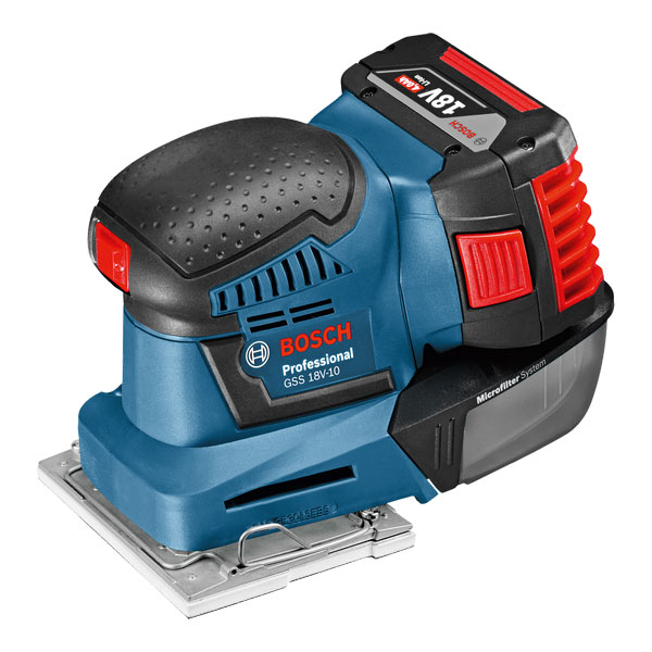 Bosch akumulatorska vibraciona brusilica GSS 18V-10 Professional 06019D0201 Bosch akumulatorska vibraciona brusilica GSS 18V-10 Professional 06019D0201