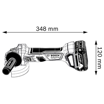 Bosch akumulatorska ugaona brusilica GWS 180-Li Professional 06019H9021-6