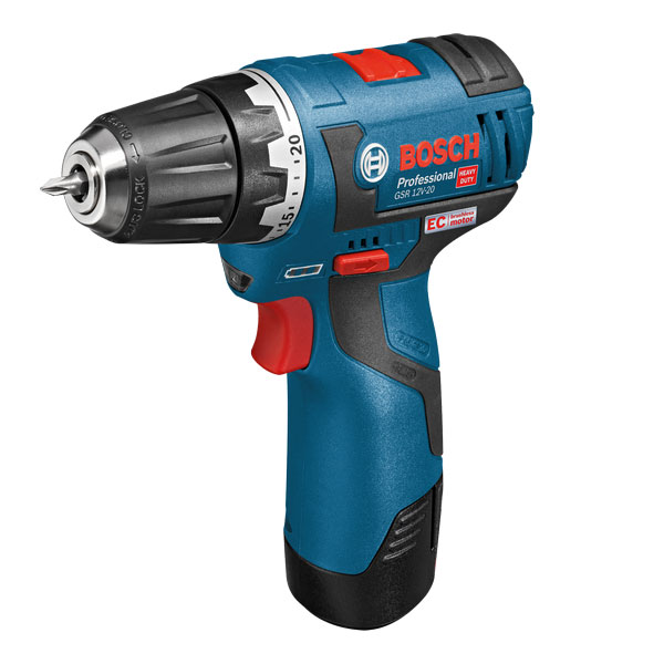 Bosch akumulatorska bušilica-odvrtač GSR 12V-20 Professional 06019D4000