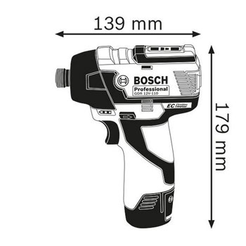 Bosch akumulatorski vibracioni odvrtač GDR 12V-110 Professional 06019E0002-1
