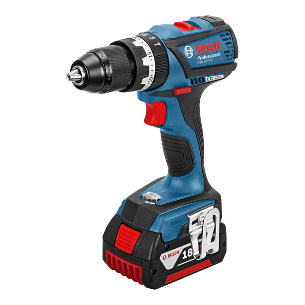 Bosch akumulatorska vibraciona bušilica-odvrtač GSB 18 V-EC Professional 06019E9105 Bosch akumulatorska vibraciona bušilica-odvrtač GSB 18 V-EC Professional 06019E9105