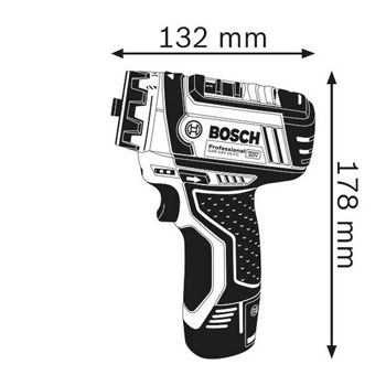 Bosch akumulatorska bušilica-odvrtač GSR 12V-15 FC Professional SOLO 06019F6004-1