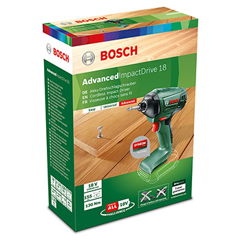 Bosch akumulatorski udarni odvrtač AdvancedImpactDrive 18 Solo 0603980303-6