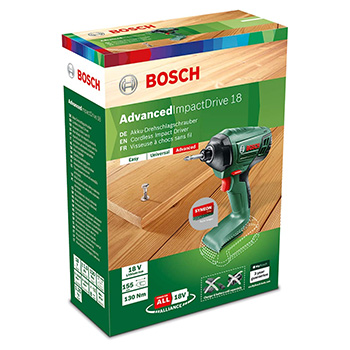 Bosch akumulatorski udarni odvrtač AdvancedImpactDrive 18 Solo 0603980303 Bosch akumulatorski udarni odvrtač AdvancedImpactDrive 18 Solo 0603980303