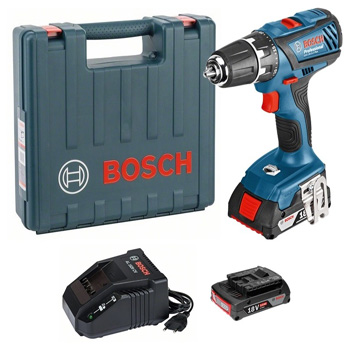 Bosch akumulatorska bušilica-odvrtač GSR 18-2-LI Plus Professional  + SwissPeak višenamenski alat + POKLON Bosch punjač akumulatora C3 0615990K9S-2