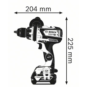 Bosch akumulatorska vibraciona bušilica-odvrtač GSB 18V-85 C Professional 06019G0302-1