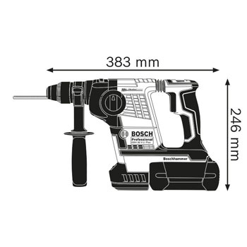 Bosch akumulatorski elektro-pneumatski čekić za bušenje sa SDS-plus prihvatom GBH 36 V-LI Plus Professional 0611906002-1