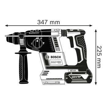 Bosch akumulatorski elektro-pneumatski čekić za bušenje sa SDS-plus prihvatom GBH 18V-26 Professional 0611909003 Bosch akumulatorski elektro-pneumatski čekić za bušenje sa SDS-plus prihvatom GBH 18V-26 Professional 0611909003