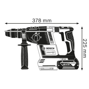 Bosch akumulatorski elektro-pneumatski čekić za bušenje sa SDS-plus prihvatom GBH 18V-26 F Professional 0611910003-1