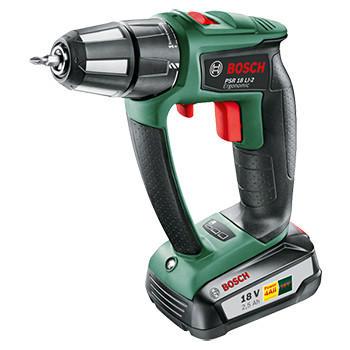 Bosch akumulatorska dvobrzinska bušilica-odvrtač litijum-jonska PSR 18 LI-2 Ergonomic 06039B0100