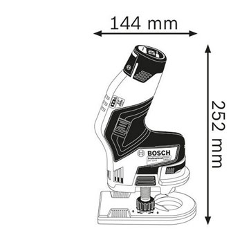 Bosch akumulatorska glodalica za ivice GKF 12V-8 Professional 06016B0002-1