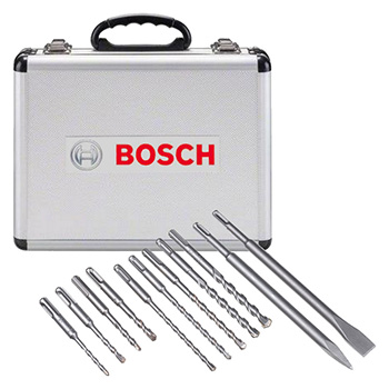 Bosch akumulatorski čekić GBH 180-LI Professional + 11-delni SDS+ set pribora 0615990M33-2