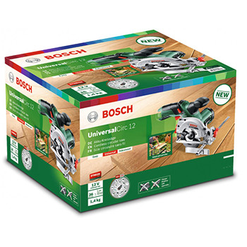 Bosch akumulatorska kružna testera UniversalCirc 12 06033C7003 - bez baterije i punjača-1