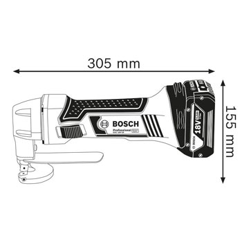 Bosch akumulatorske makaze za lim GSC 18V-16 Professional 0601926200 Bosch akumulatorske makaze za lim GSC 18V-16 Professional 0601926200