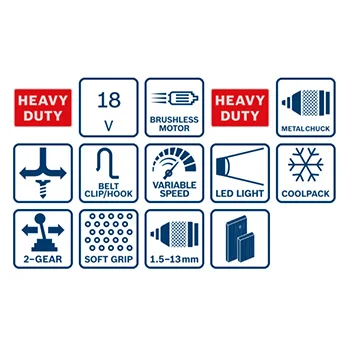 Bosch akumulatorska bušilica-odvrtač GSR 18V-50 Professional + 43- delni set pribora u torbi 06019H5004 Bosch akumulatorska bušilica-odvrtač GSR 18V-50 Professional + 43- delni set pribora u torbi 06019H5004