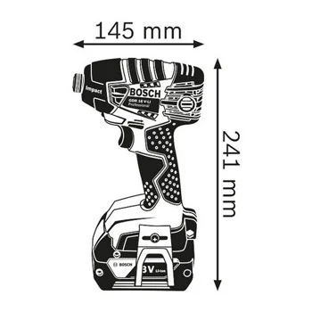 Bosch akumulatorski vibracioni odvrtač GDR 18 V-LI Professional 06019A130L Bosch akumulatorski vibracioni odvrtač GDR 18 V-LI Professional 06019A130L