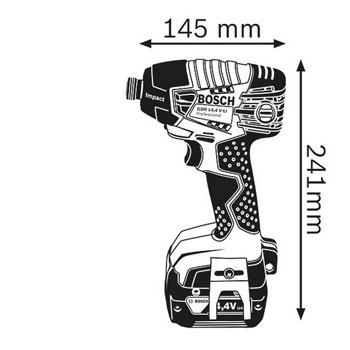 Bosch akumulatorski vibracioni odvrtač GDR 14,4 V-LI Professional 06019A140F-1