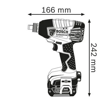 Bosch akumulatorski rotacioni udarni odvrtač GDX 18 V-LI Professional 06019B8101 Bosch akumulatorski rotacioni udarni odvrtač GDX 18 V-LI Professional 06019B8101