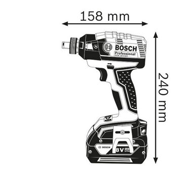 Bosch akumulatorski rotacioni udarni odvrtač GDX 18 V-EC Professional 06019B9103-1