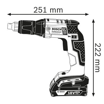 Bosch akumulatorski odvrtači za suvu gradnju GSR 18 V-EC TE Professional 06019C8002-1