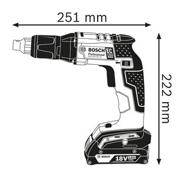 Bosch akumulatorski odvrtači za suvu gradnju GSR 18 V-EC TE Professional 06019C8003-1