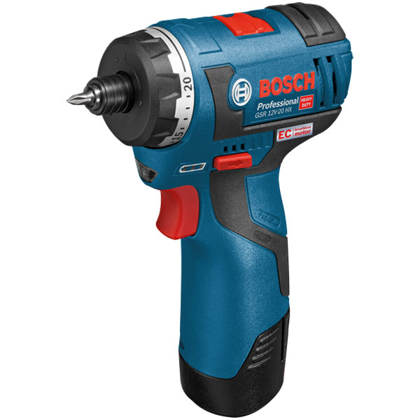 Bosch akumulatorski odvrtač GSR 12V-20 HX Professional 06019D4100