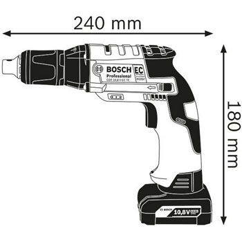 Akumulatorski odvrtači za suvu gradnju GTB 12V-11 Professional Bosch 06019E4002 - Solo-1