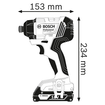 Bosch akumulatorski udarni odvrtač GDR 18V-160 Professional Solo 06019G5106-6