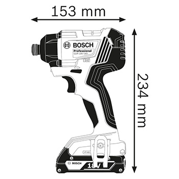 Bosch akumulatorski udarni odvrtač GDR 18V-160 Professional Solo 06019G5106 Bosch akumulatorski udarni odvrtač GDR 18V-160 Professional Solo 06019G5106