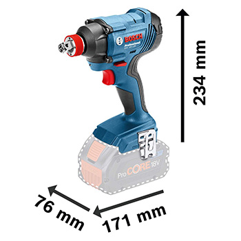 Bosch akumulatorski udarni odvrtač GDX 180-LI Professional Solo 06019G5226 Bosch akumulatorski udarni odvrtač GDX 180-LI Professional Solo 06019G5226