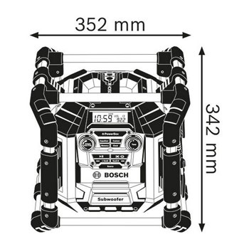 Bosch radio-punjač GML 50 Professional 0601429600 Bosch radio-punjač GML 50 Professional 0601429600